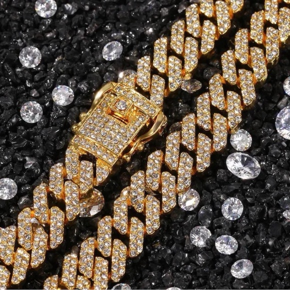 Cuban chain necklace 20 inch - Picture 3 of 3